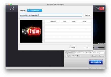 MacX YouTube Downloader stáhne video ve vysokém rozlišení odkudkoliv
