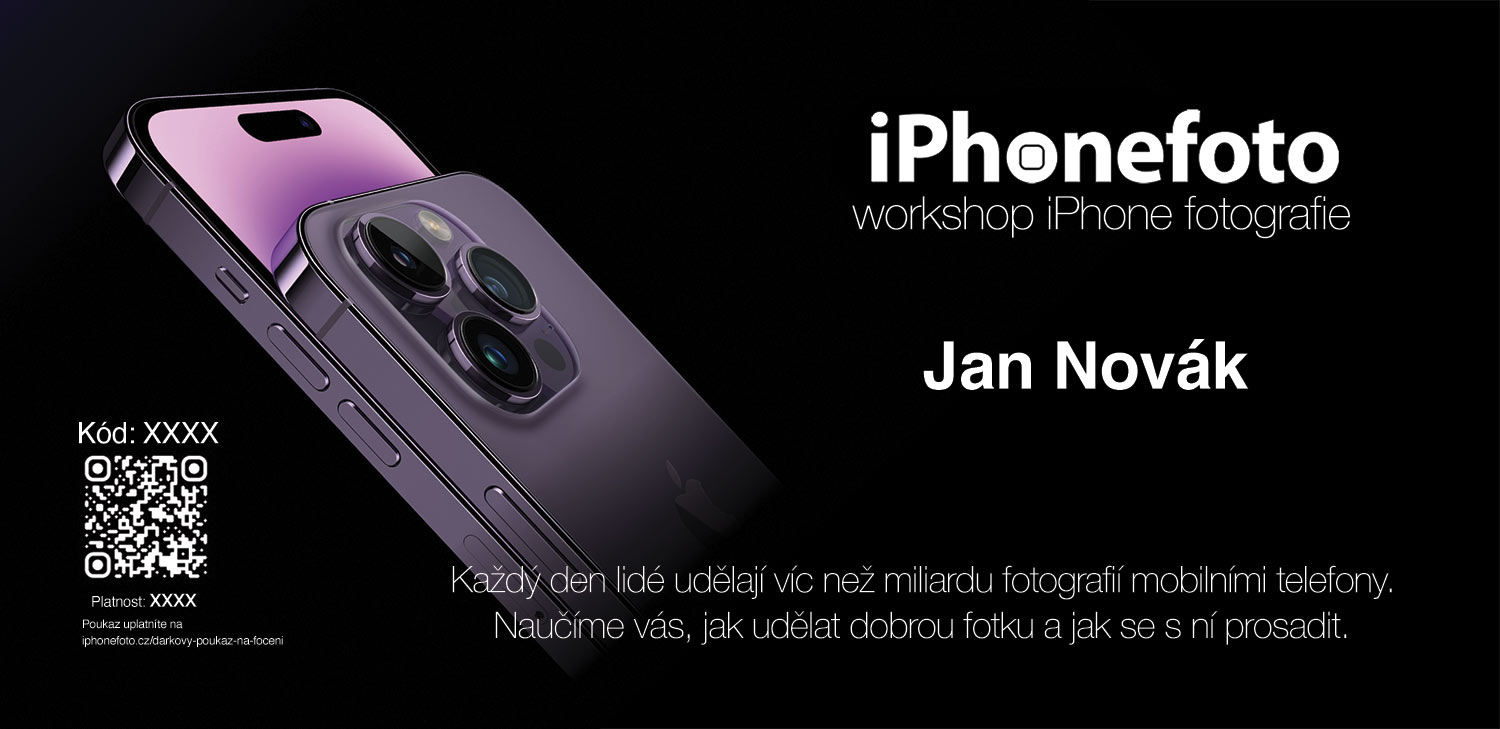 Poukaz kurz focení iPhonem