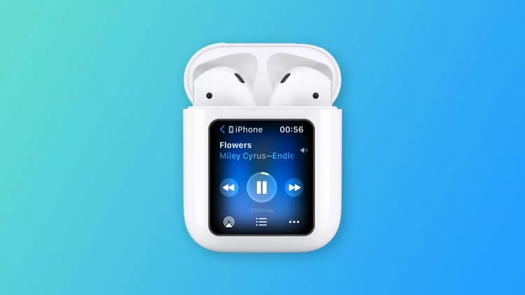 AirPods 4 displej