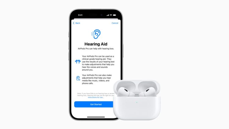 AirPods Pro 2 tlumení hlasitých zvuků